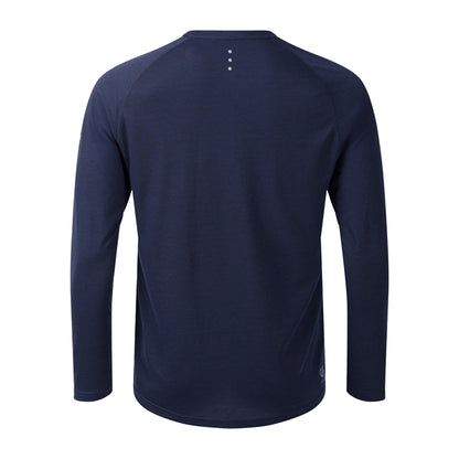 Navy - Back - Dare 2B Mens Agile Long-Sleeved T-Shirt