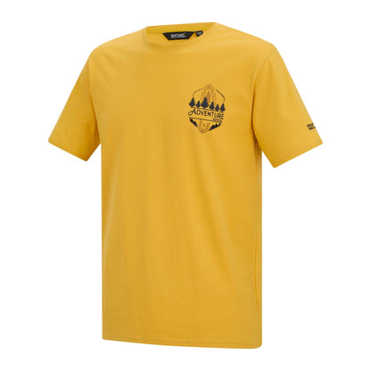 Ceylon Yellow - Side - Regatta Mens Cline IX Adventure T-Shirt