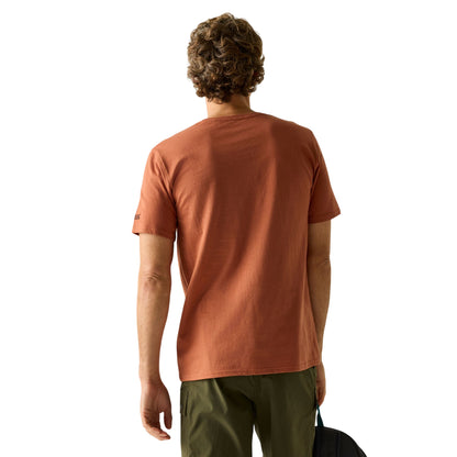 Brick Red - Pack Shot - Regatta Mens Cline IX Mountain T-Shirt