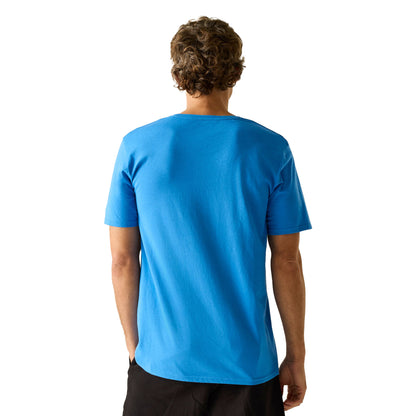 Sonic Blue - Pack Shot - Regatta Mens Cline IX Wave T-Shirt