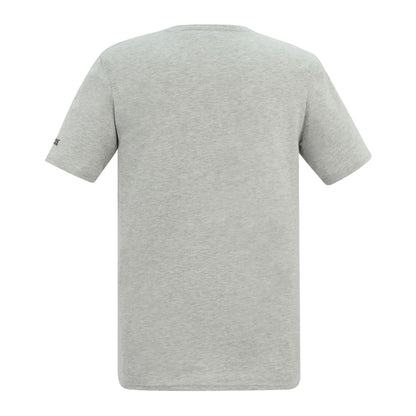 Grey Marl - Back - Regatta Mens Cline IX Palm Tree T-Shirt