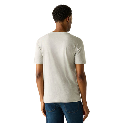 Grey Marl - Pack Shot - Regatta Mens Cline IX Palm Tree T-Shirt