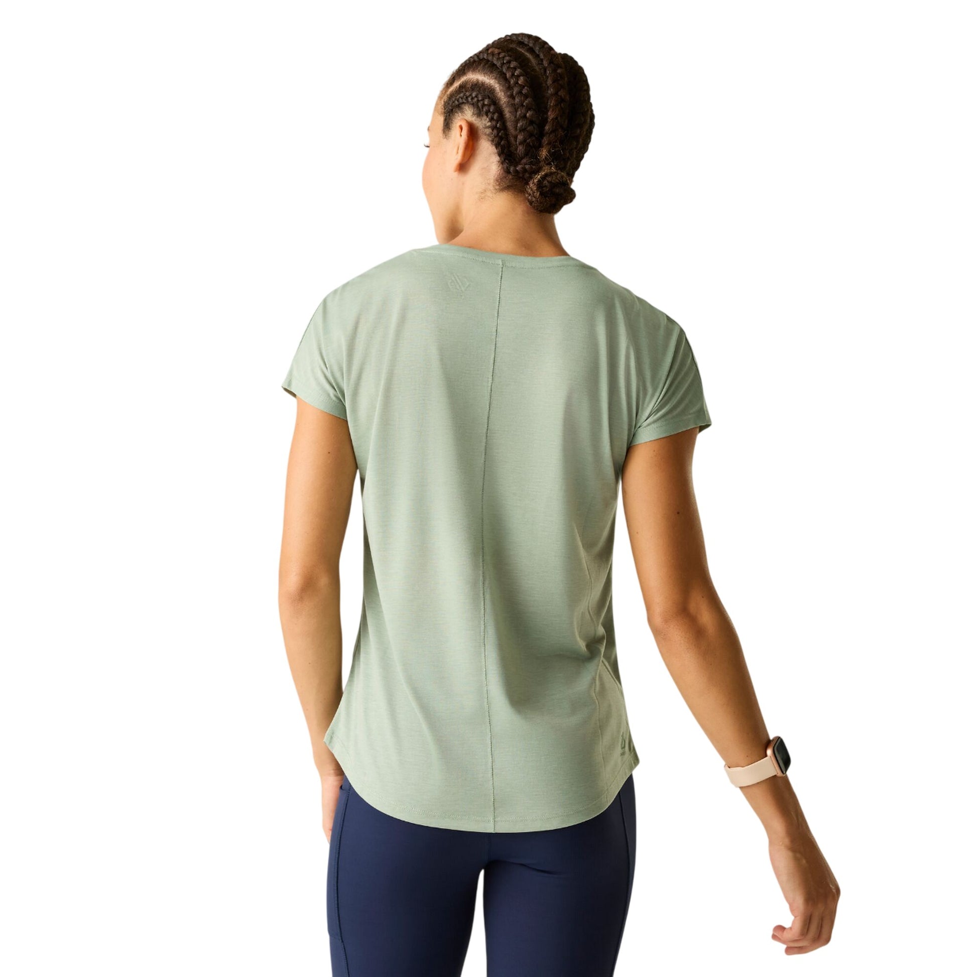 Glacier Green - Back - Dare 2B Womens-Ladies Serenity Caravan T-Shirt