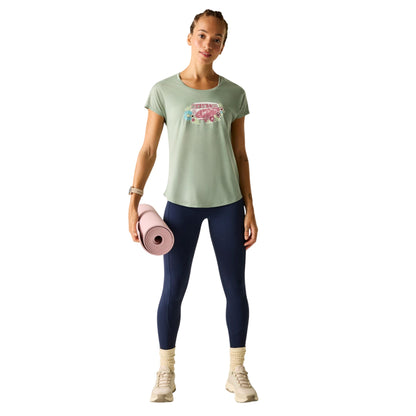 Glacier Green - Lifestyle - Dare 2B Womens-Ladies Serenity Caravan T-Shirt