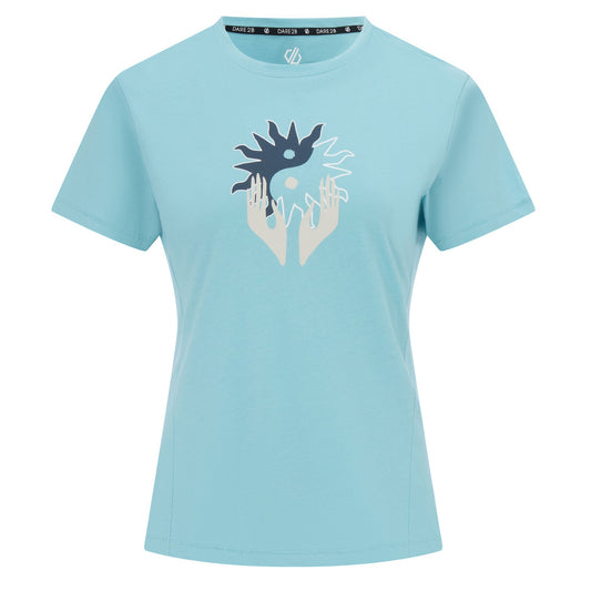 Nordic Blue - Front - Dare 2B Womens-Ladies Tranquility III Yin Yang T-Shirt