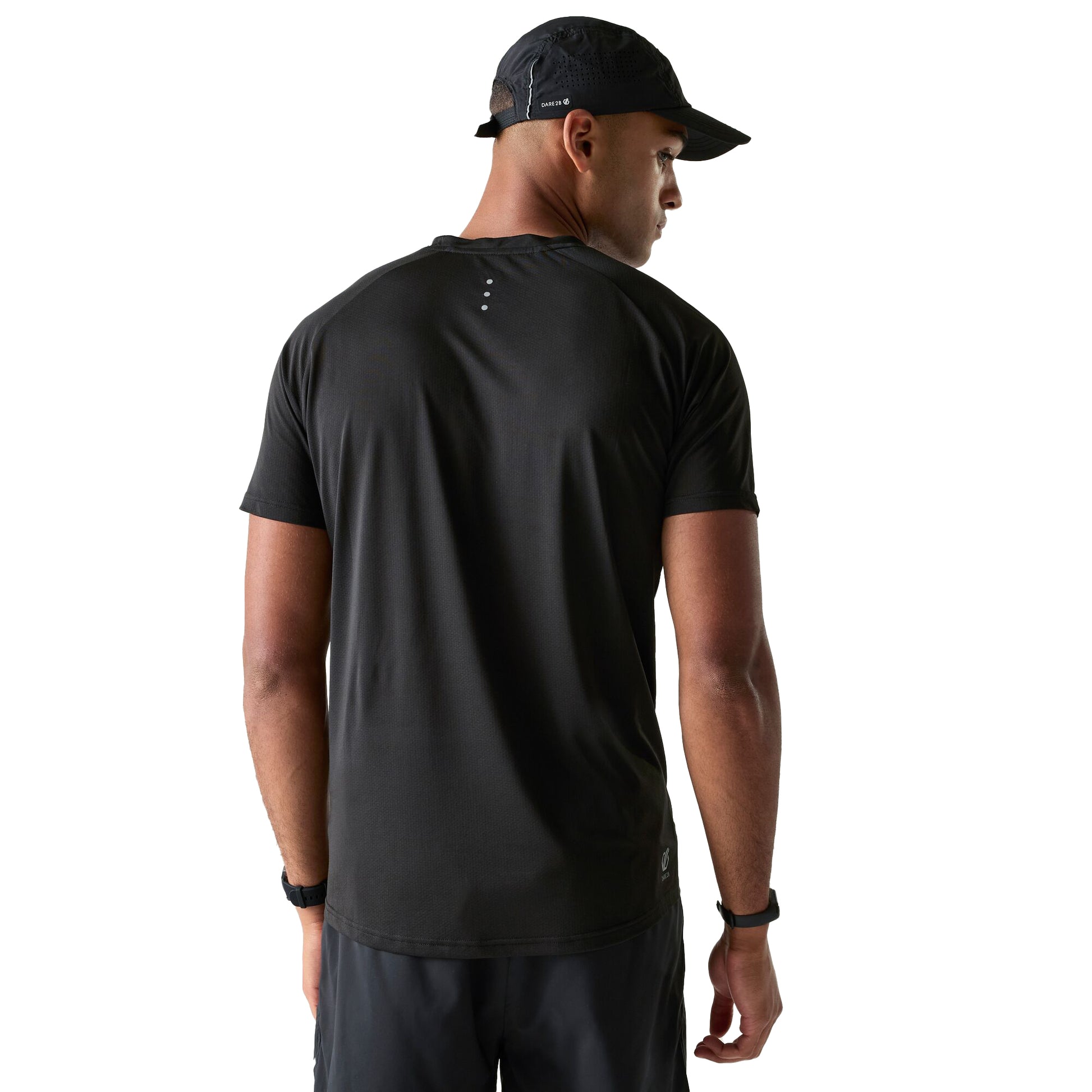 Black - Pack Shot - Dare 2B Mens Tech II Mountain Climbing T-Shirt