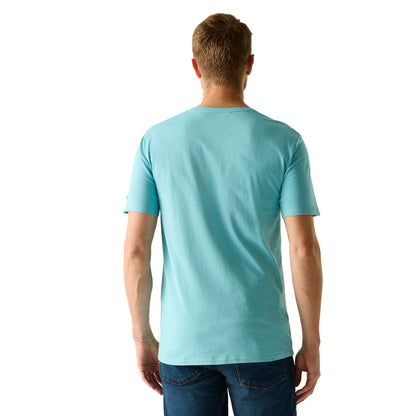 Nordic Blue - Pack Shot - Regatta Mens Cline IX Surfboard T-Shirt