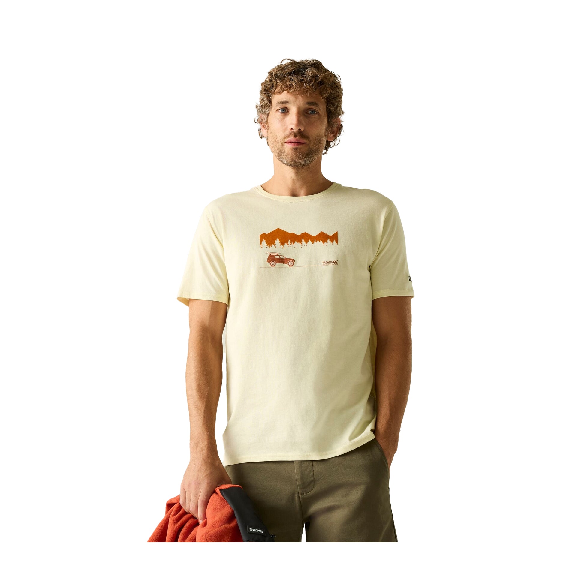 White Stone - Lifestyle - Regatta Mens Cline IX Wilderness T-Shirt