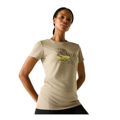 Parchment - Front - Regatta Womens-Ladies Fingal Abstract Art T-Shirt
