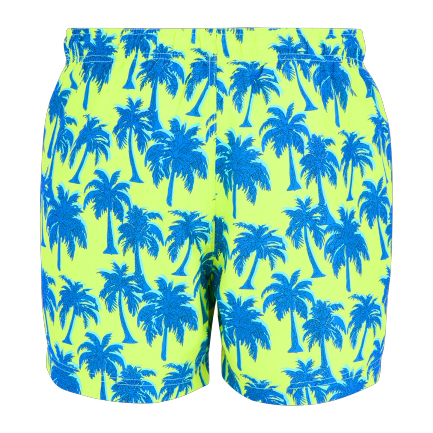 Sharp Green-Sonic Blue - Back - Regatta Mens Loras Palm Swim Shorts