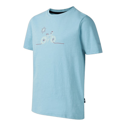 Nordic Blue - Side - Dare 2B Childrens-Kids Trailblazer III Bicycle T-Shirt