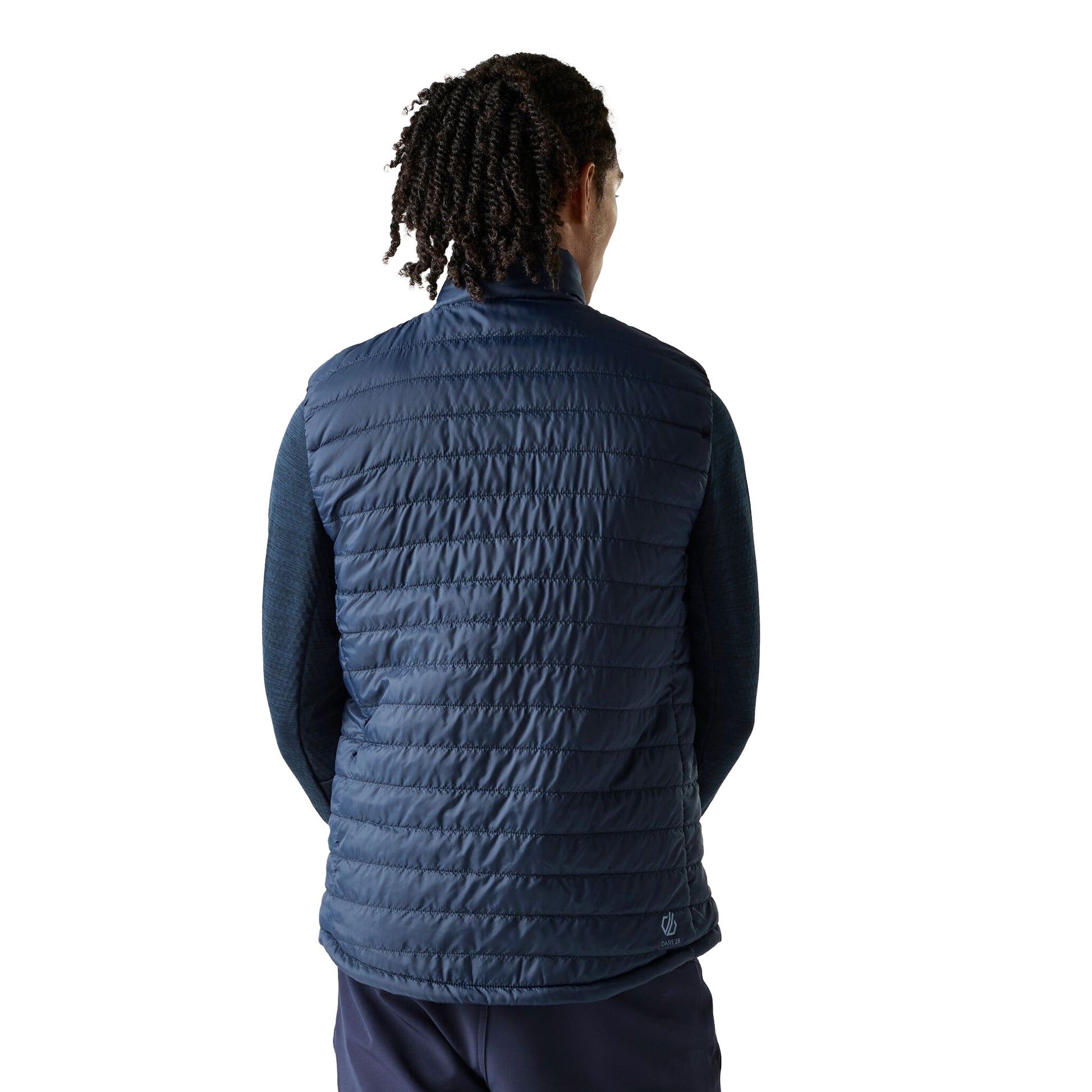 Navy - Pack Shot - Dare 2B Mens Air Lite Body Warmer