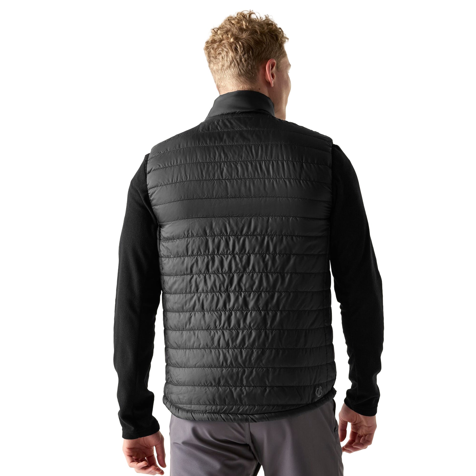 Black - Pack Shot - Dare 2B Mens Air Lite Body Warmer