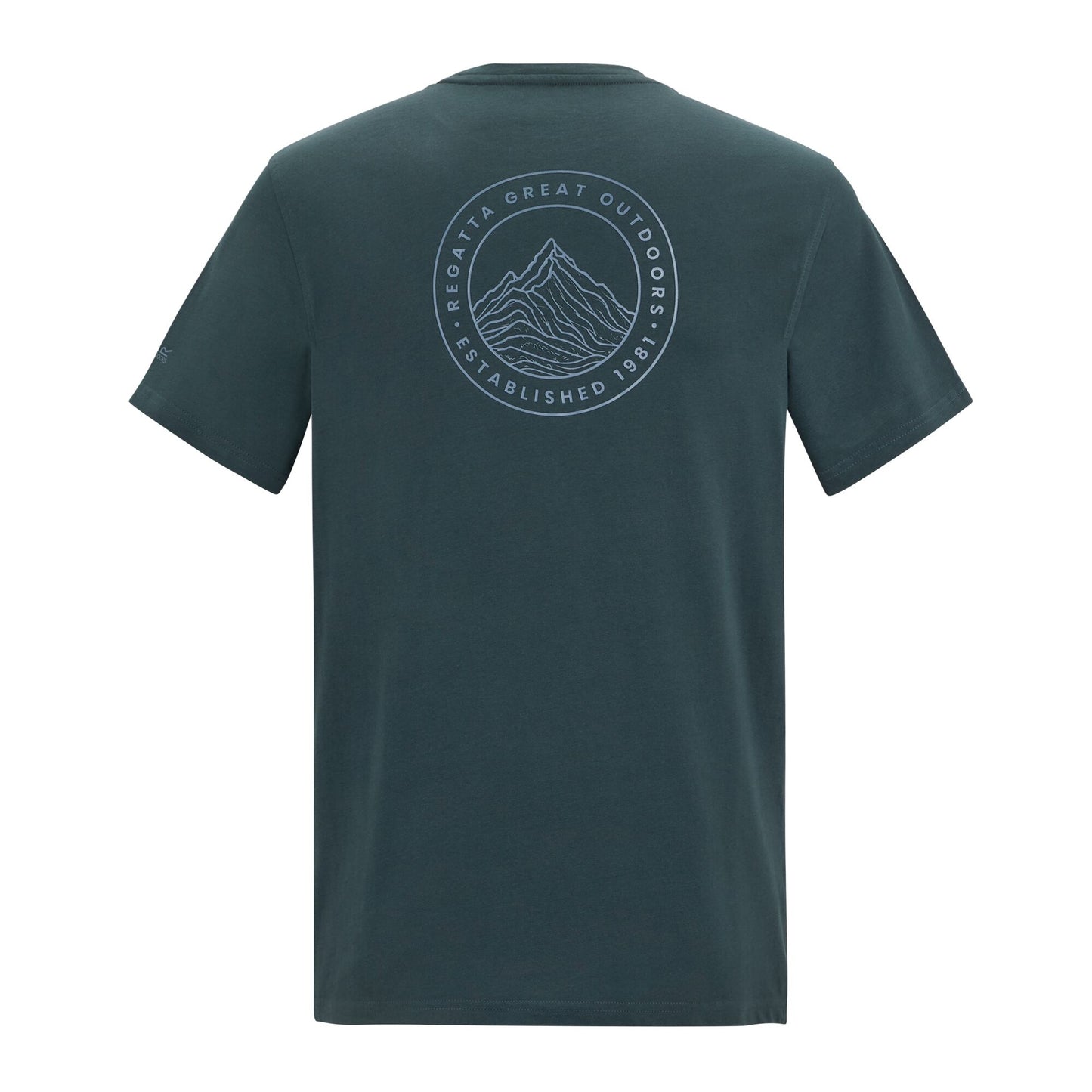Night Sky - Back - Regatta Mens Breezed Line Art T-Shirt
