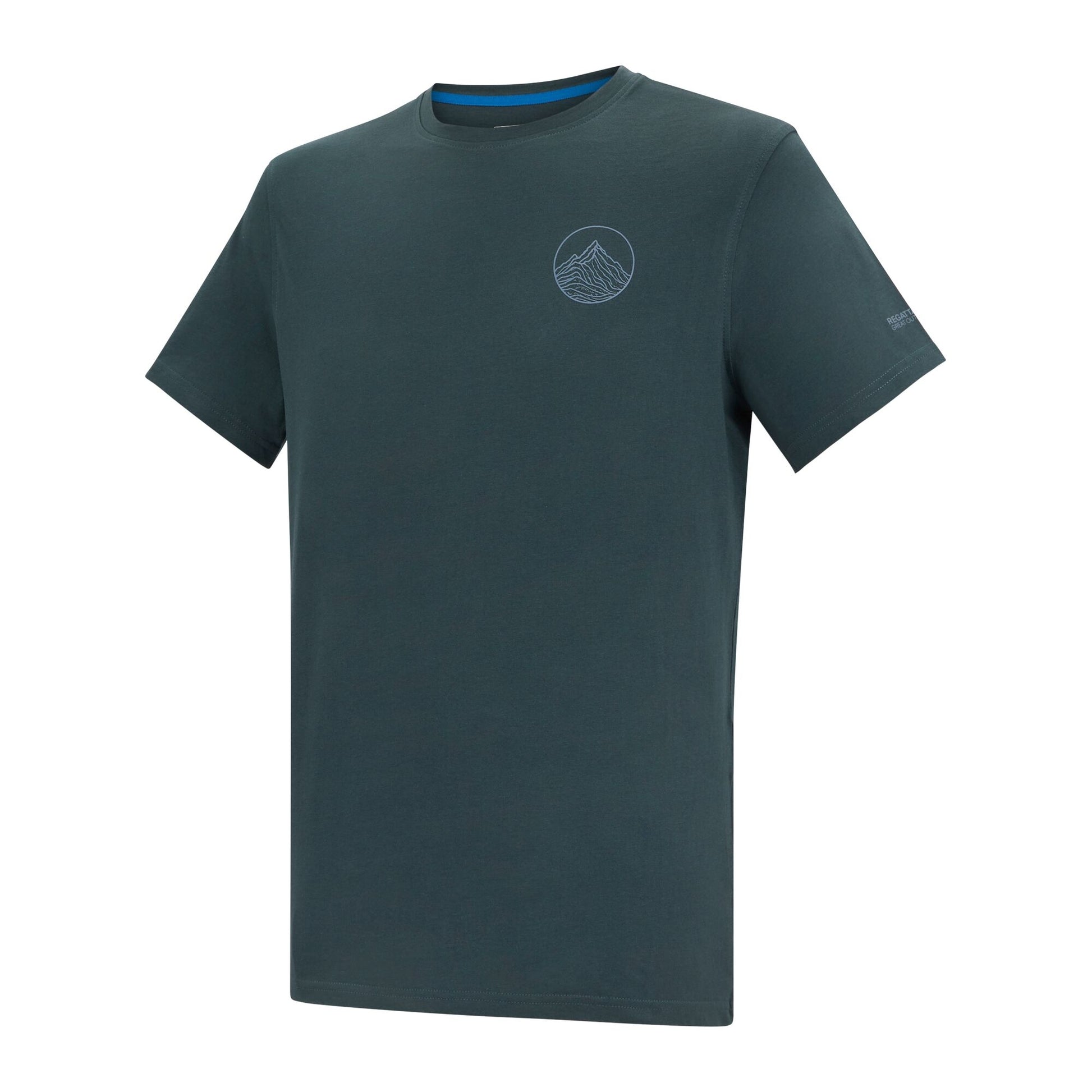 Night Sky - Side - Regatta Mens Breezed Line Art T-Shirt