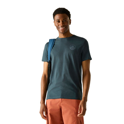 Night Sky - Lifestyle - Regatta Mens Breezed Line Art T-Shirt