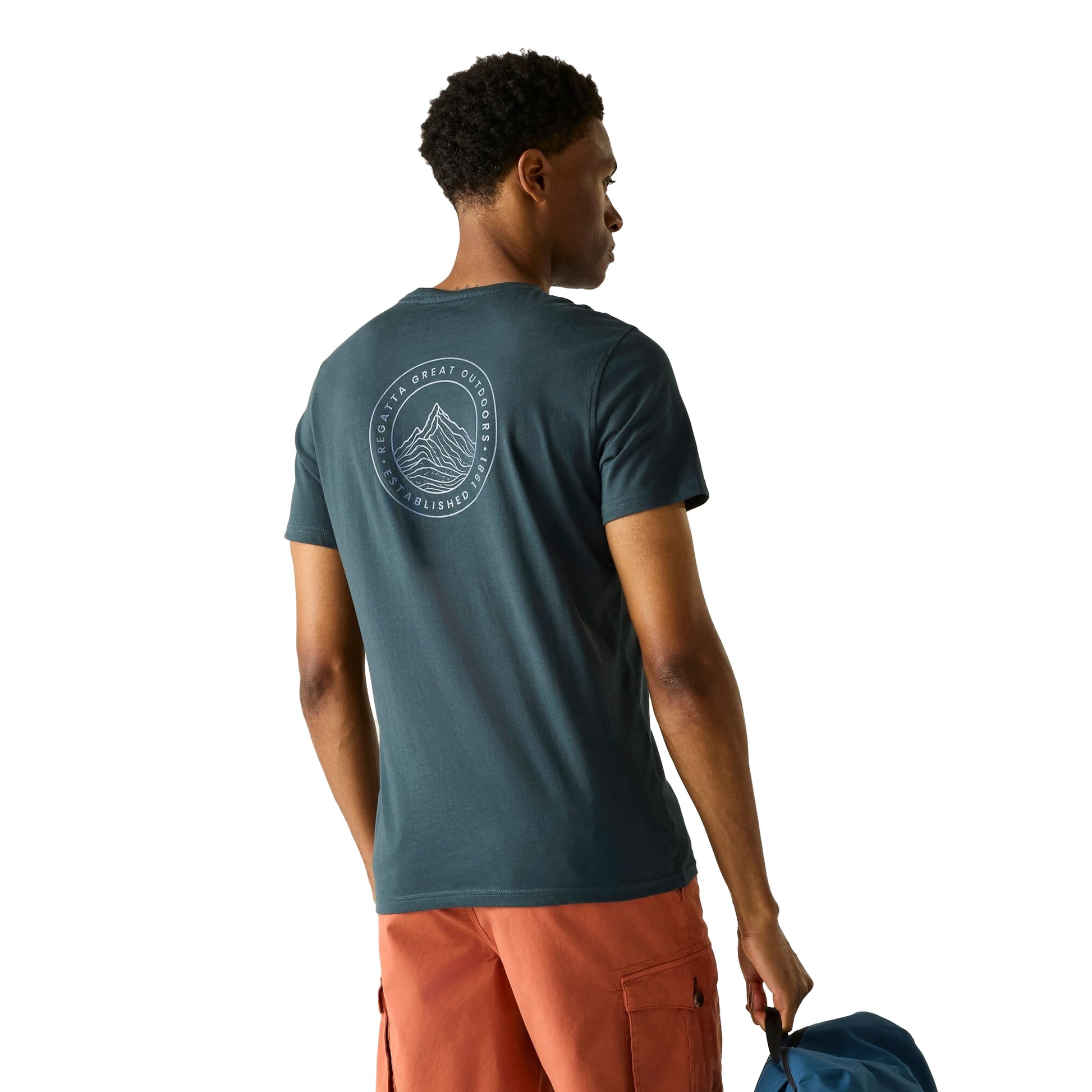 Night Sky - Pack Shot - Regatta Mens Breezed Line Art T-Shirt