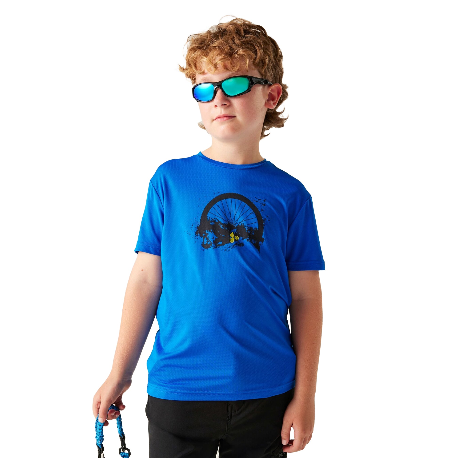 Oxford Blue - Lifestyle - Dare 2B Childrens-Kids Amuse III Bicycle T-Shirt