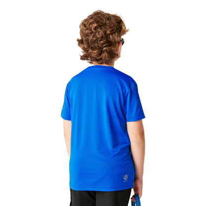 Oxford Blue - Pack Shot - Dare 2B Childrens-Kids Amuse III Bicycle T-Shirt