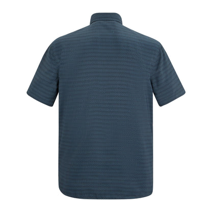 China Blue - Back - Regatta Mens Mindano Triangle Short-Sleeved Shirt