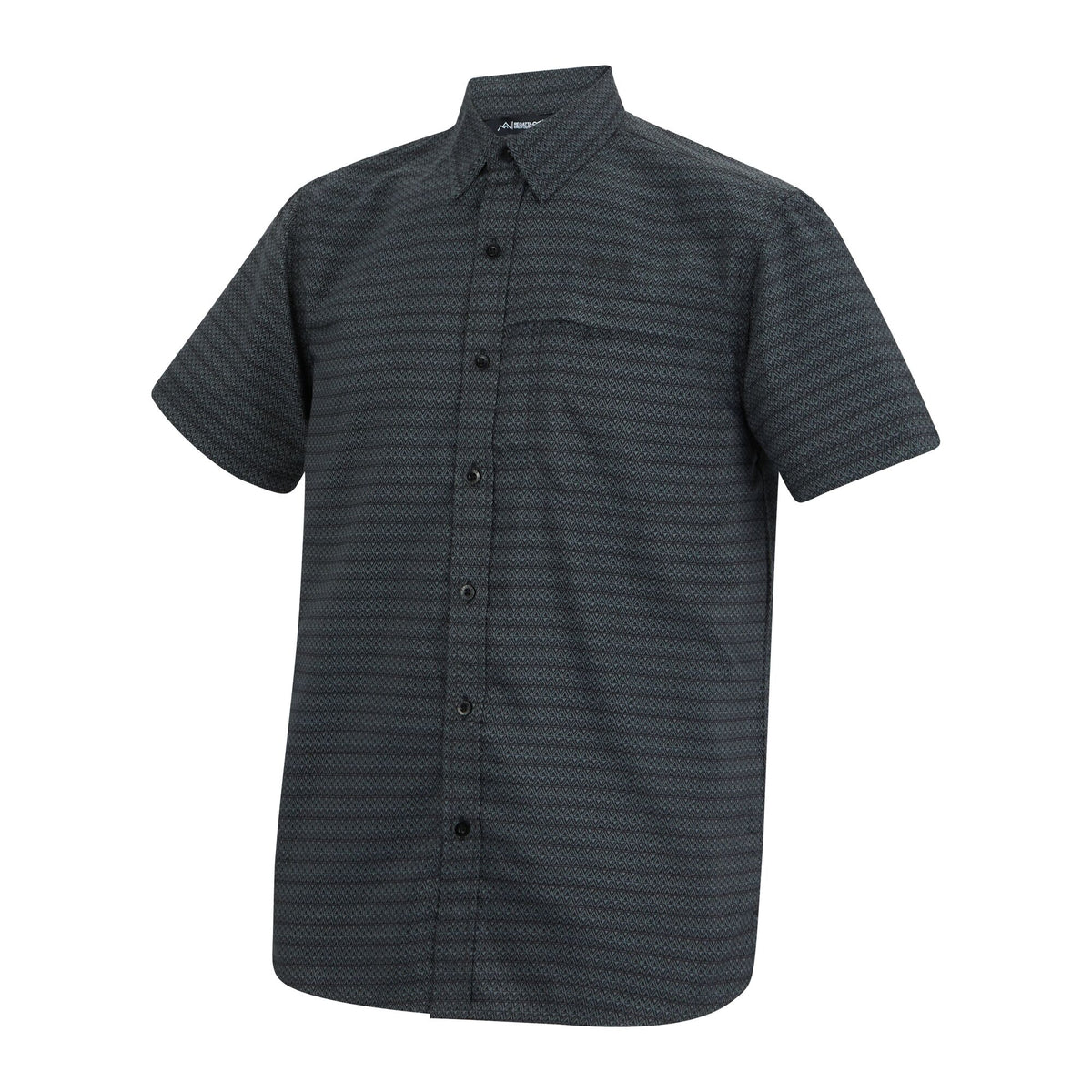Dark Storm - Side - Regatta Mens Mindano Triangle Short-Sleeved Shirt