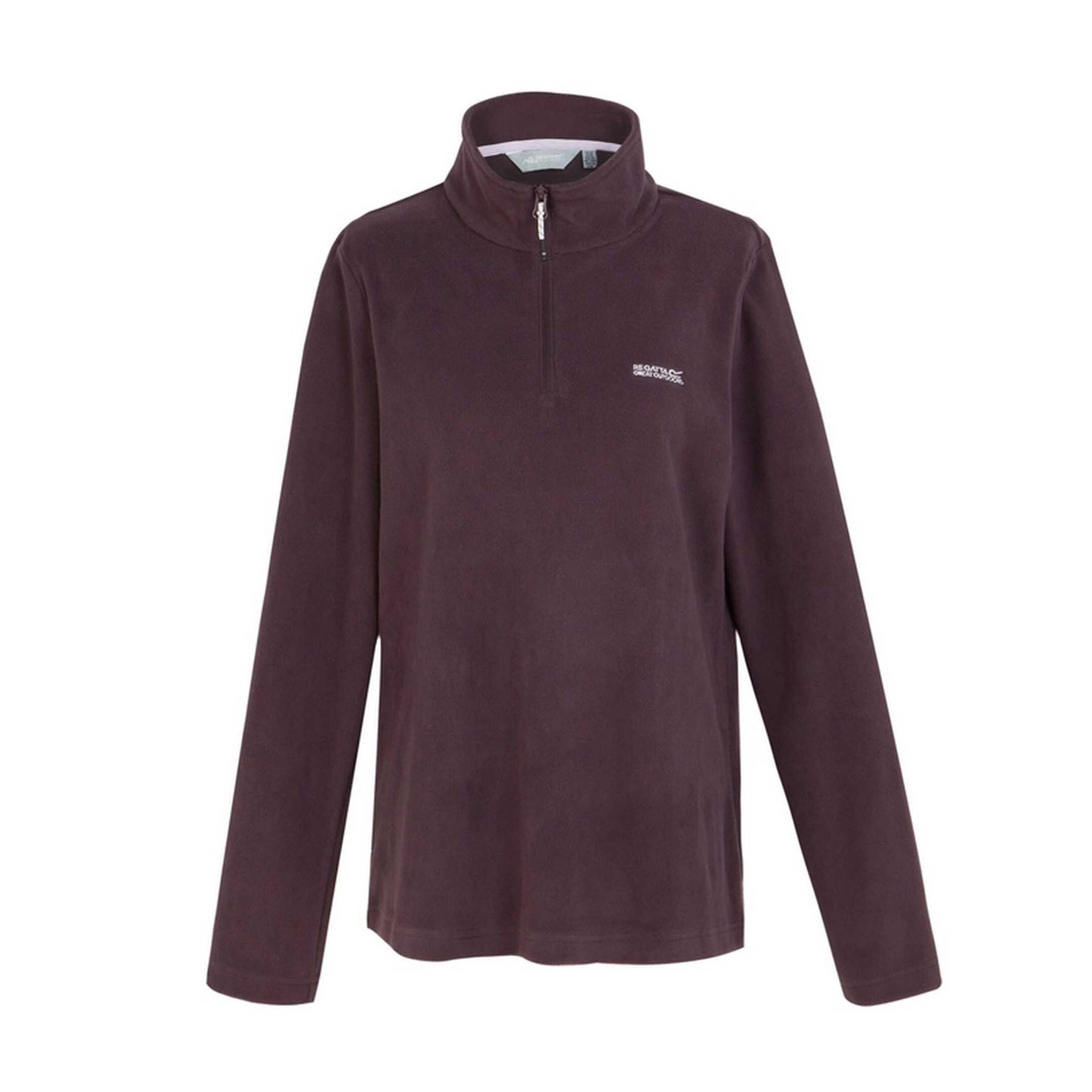 Deep Plum - Front - Regatta Great Outdoors Womens-Ladies Sweetheart 1-4 Zip Fleece Top