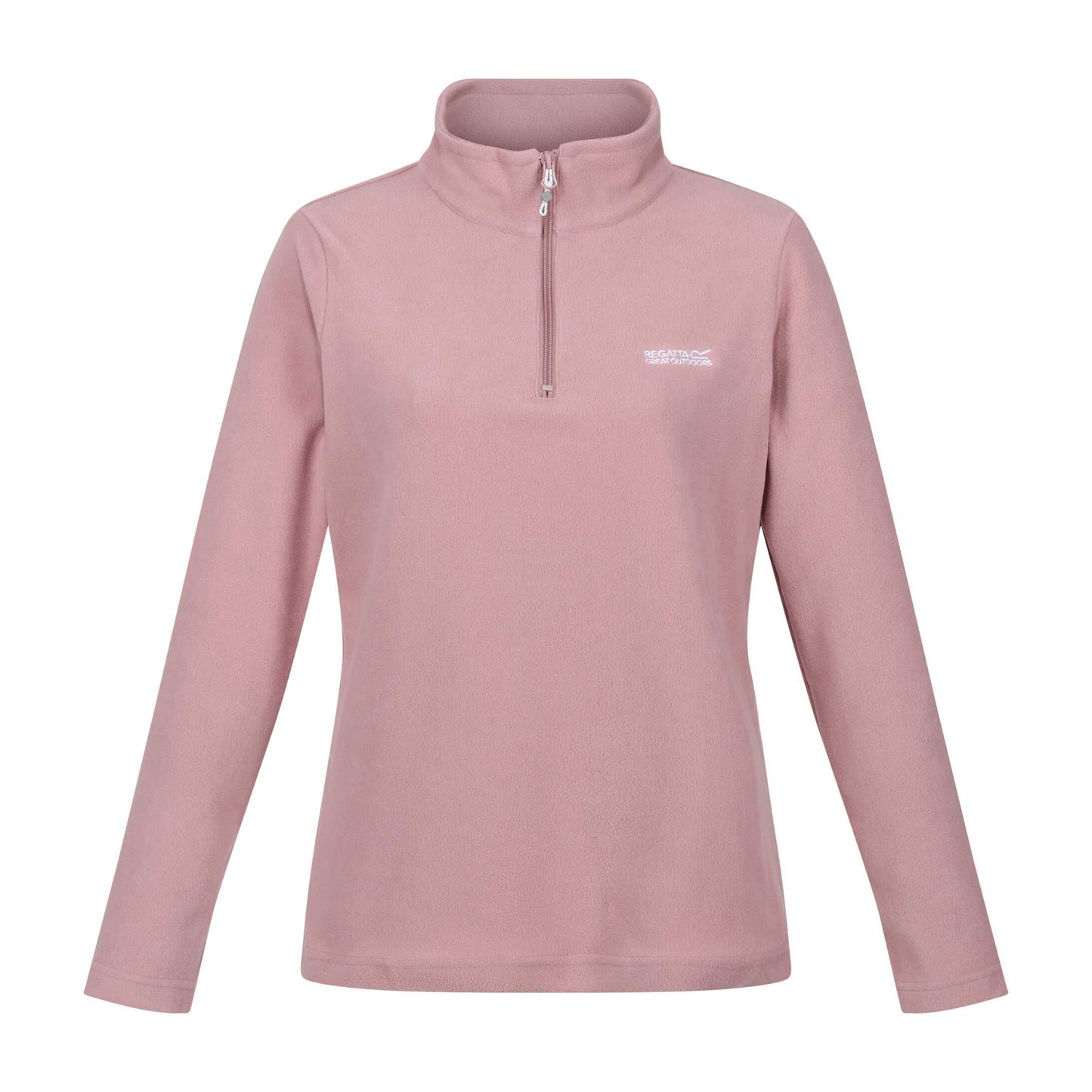 Dusty Rose - Front - Regatta Great Outdoors Womens-Ladies Sweetheart 1-4 Zip Fleece Top
