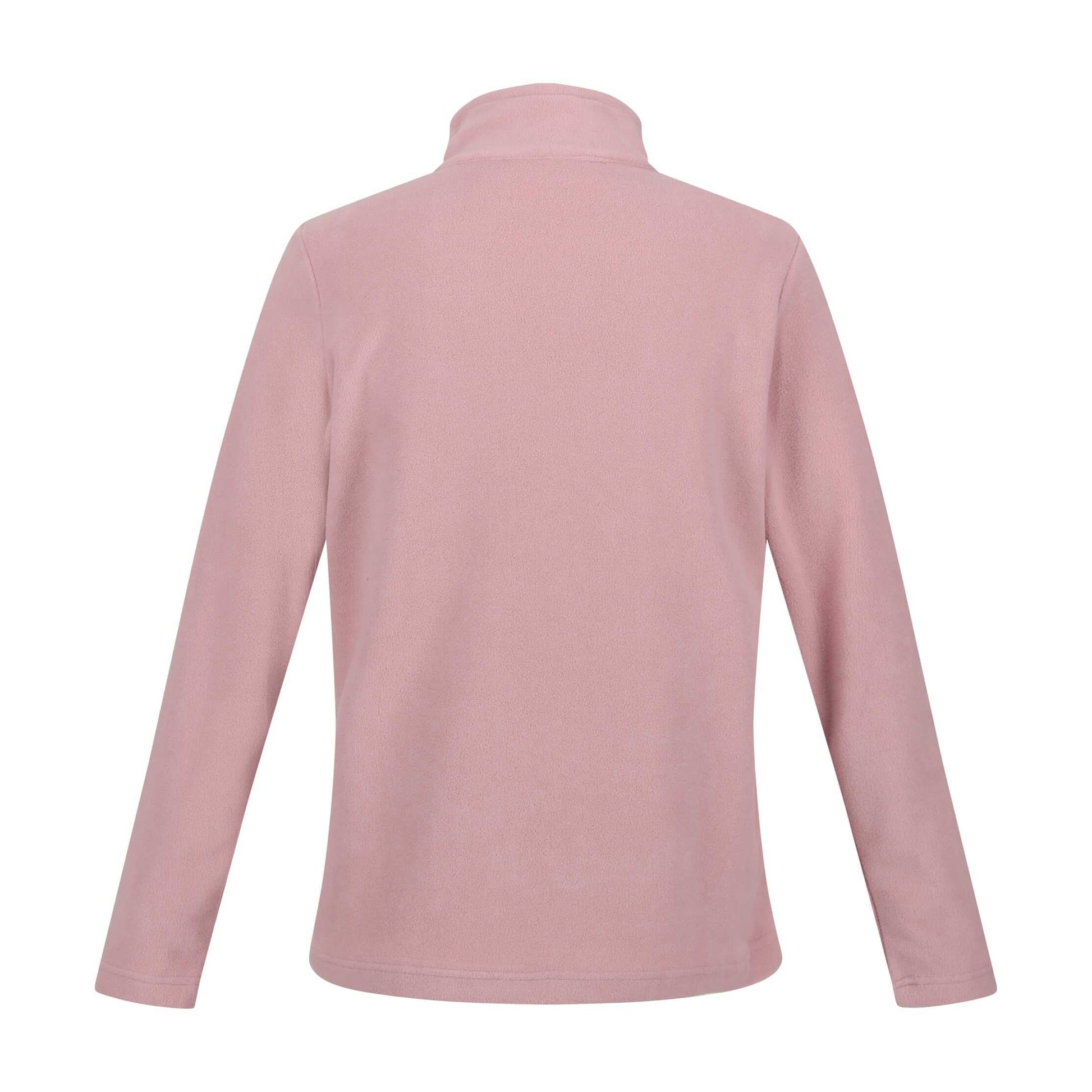 Dusty Rose - Back - Regatta Great Outdoors Womens-Ladies Sweetheart 1-4 Zip Fleece Top