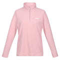 Powder Pink - Front - Regatta Great Outdoors Womens-Ladies Sweetheart 1-4 Zip Fleece Top