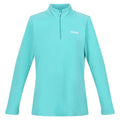 Turquoise - Front - Regatta Great Outdoors Womens-Ladies Sweetheart 1-4 Zip Fleece Top