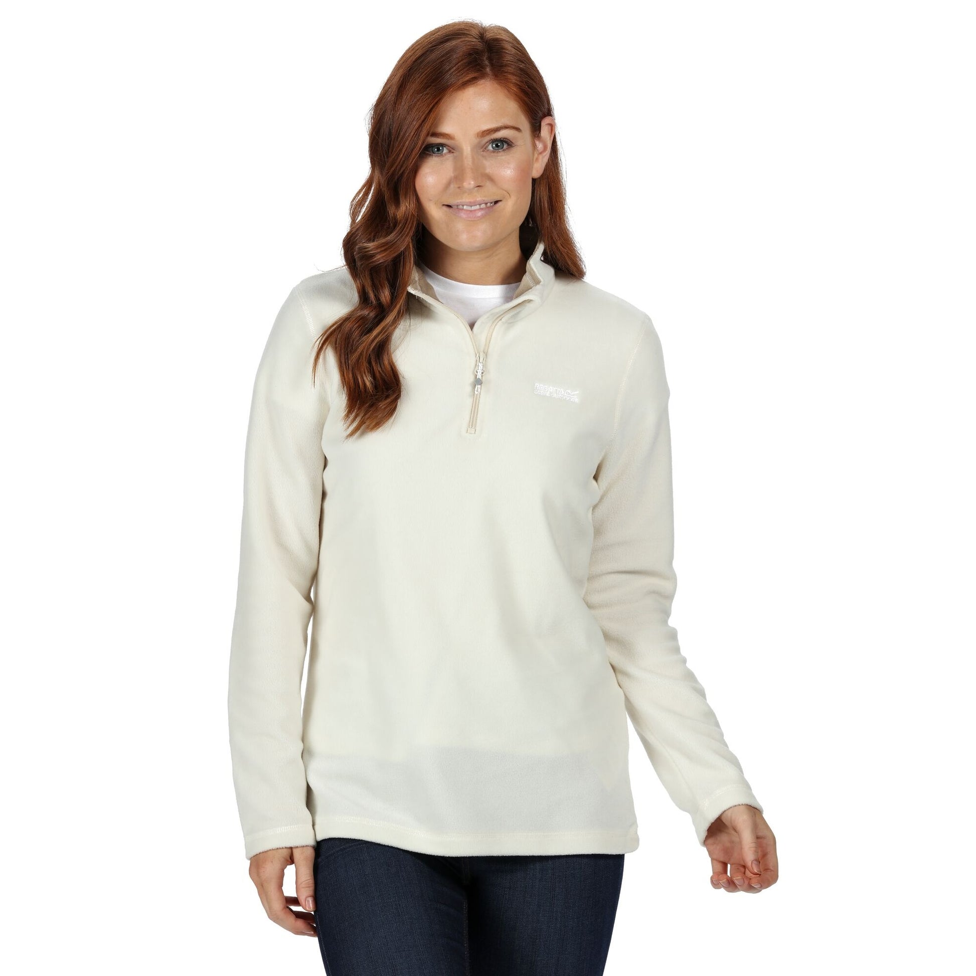 Polar Bear - Lifestyle - Regatta Great Outdoors Womens-Ladies Sweetheart 1-4 Zip Fleece Top