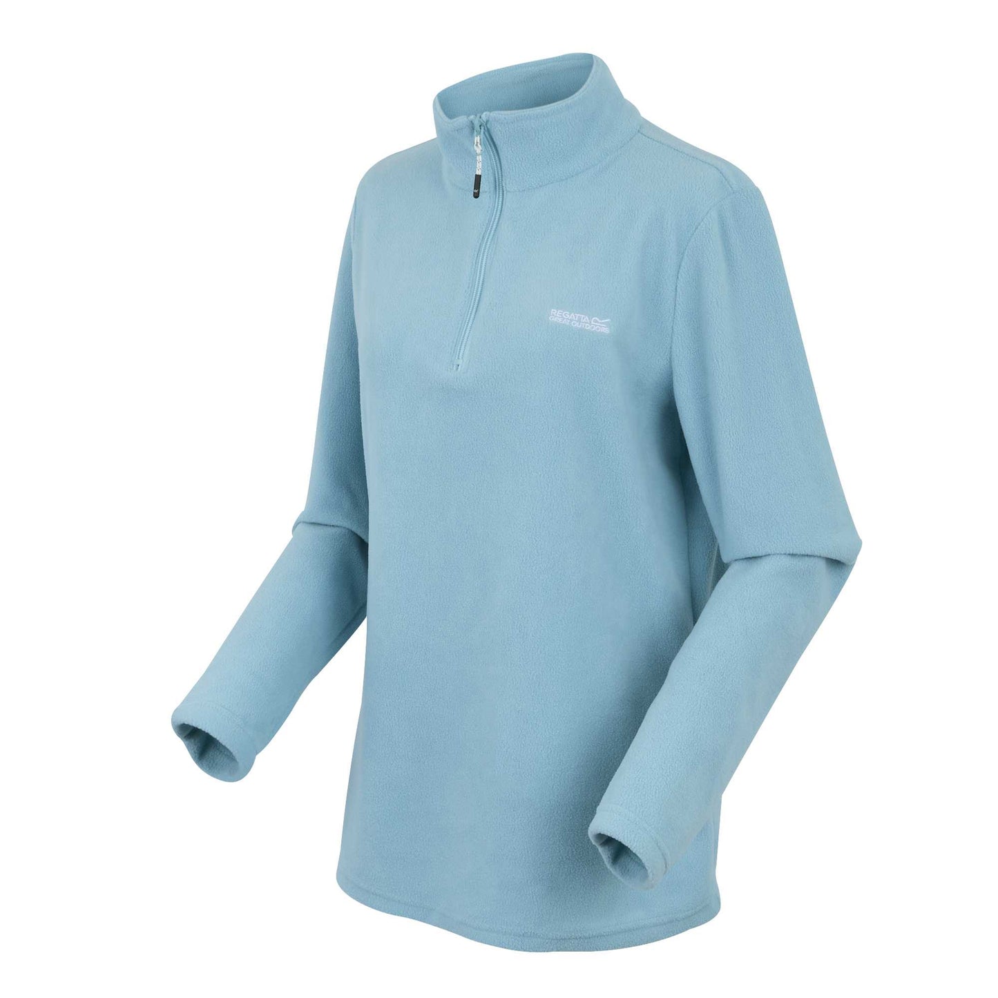 Nordic Blue - Side - Regatta Great Outdoors Womens-Ladies Sweetheart 1-4 Zip Fleece Top