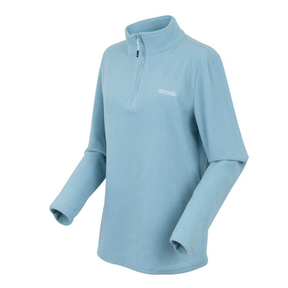 Nordic Blue - Side - Regatta Great Outdoors Womens-Ladies Sweetheart 1-4 Zip Fleece Top