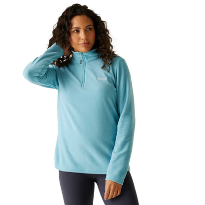 Nordic Blue - Lifestyle - Regatta Great Outdoors Womens-Ladies Sweetheart 1-4 Zip Fleece Top