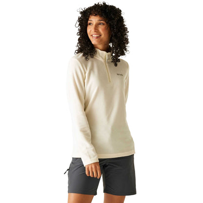 Polar Bear-Parchment - Side - Regatta Great Outdoors Womens-Ladies Sweetheart 1-4 Zip Fleece Top