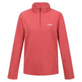 Mineral Red - Front - Regatta Great Outdoors Womens-Ladies Sweetheart 1-4 Zip Fleece Top