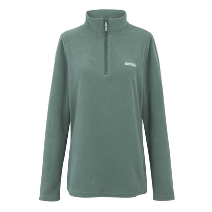 Spruce Green - Front - Regatta Great Outdoors Womens-Ladies Sweetheart 1-4 Zip Fleece Top