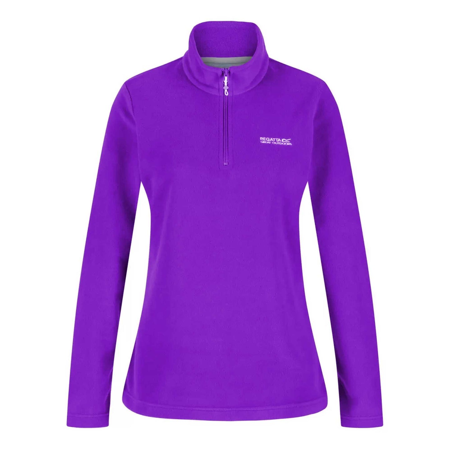 Violet - Front - Regatta Great Outdoors Womens-Ladies Sweetheart 1-4 Zip Fleece Top