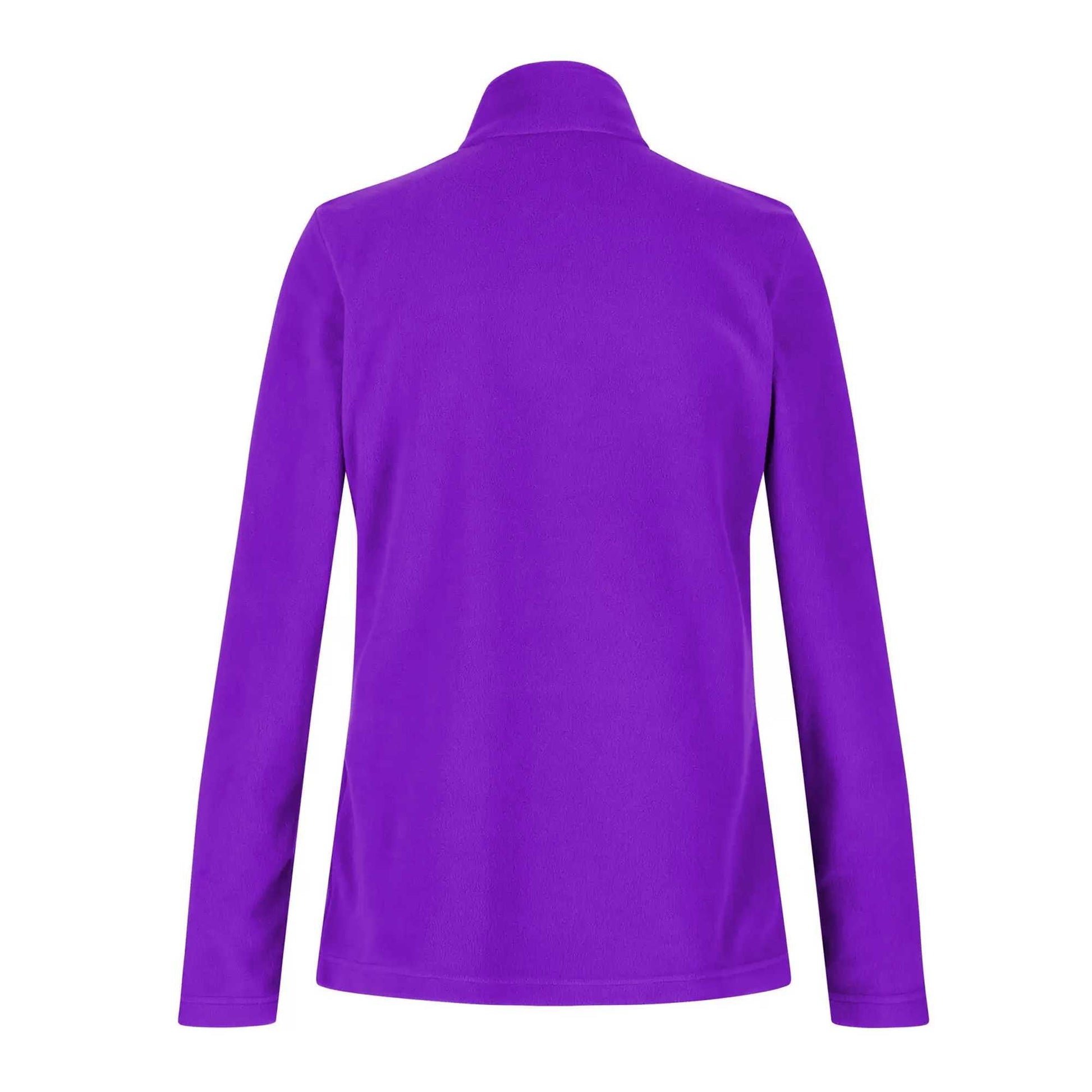 Violet - Back - Regatta Great Outdoors Womens-Ladies Sweetheart 1-4 Zip Fleece Top