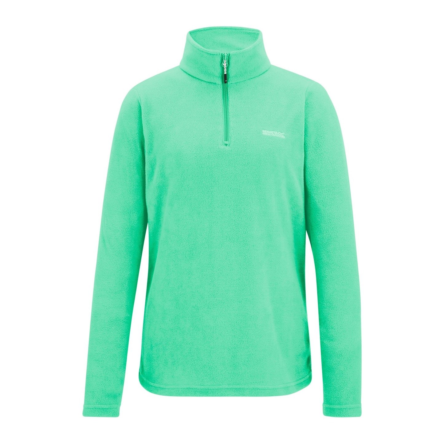 Ice Green - Front - Regatta Great Outdoors Womens-Ladies Sweetheart 1-4 Zip Fleece Top