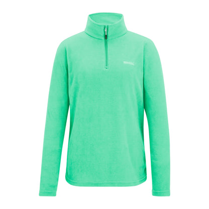 Ice Green - Front - Regatta Great Outdoors Womens-Ladies Sweetheart 1-4 Zip Fleece Top
