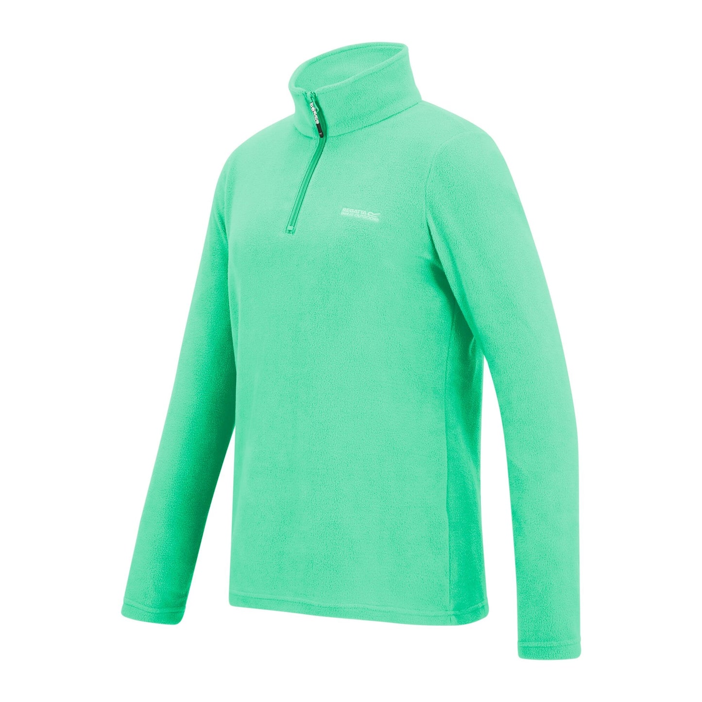 Ice Green - Side - Regatta Great Outdoors Womens-Ladies Sweetheart 1-4 Zip Fleece Top