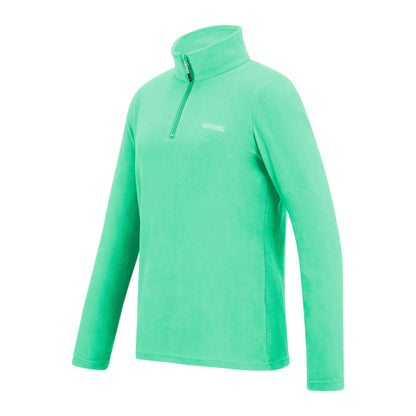 Ice Green - Side - Regatta Great Outdoors Womens-Ladies Sweetheart 1-4 Zip Fleece Top