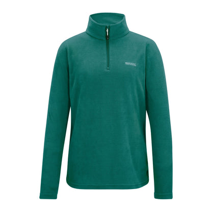 Mediterranean Green - Front - Regatta Great Outdoors Womens-Ladies Sweetheart 1-4 Zip Fleece Top