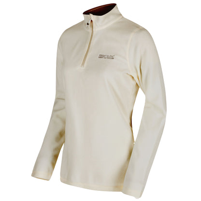 Polar Bear-Parchment - Side - Regatta Great Outdoors Womens-Ladies Sweetheart 1-4 Zip Fleece Top