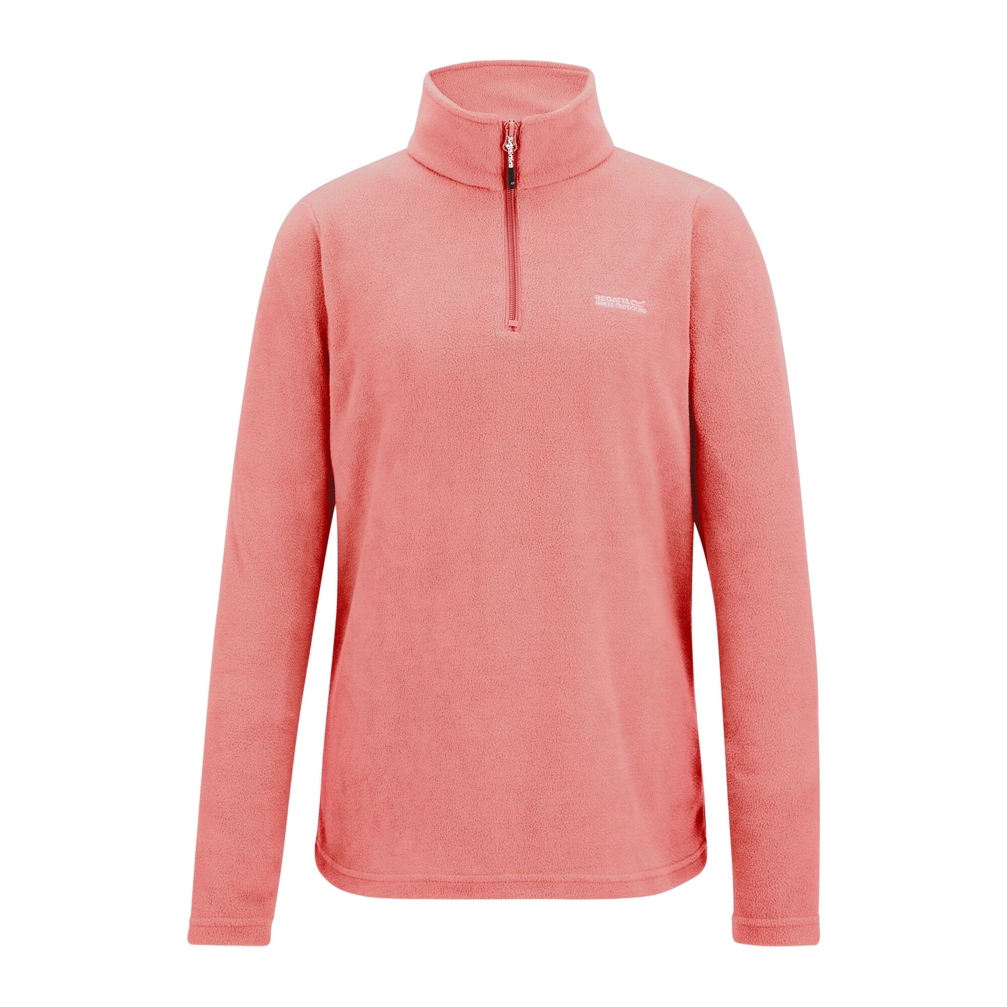 Peach Pink - Front - Regatta Great Outdoors Womens-Ladies Sweetheart 1-4 Zip Fleece Top