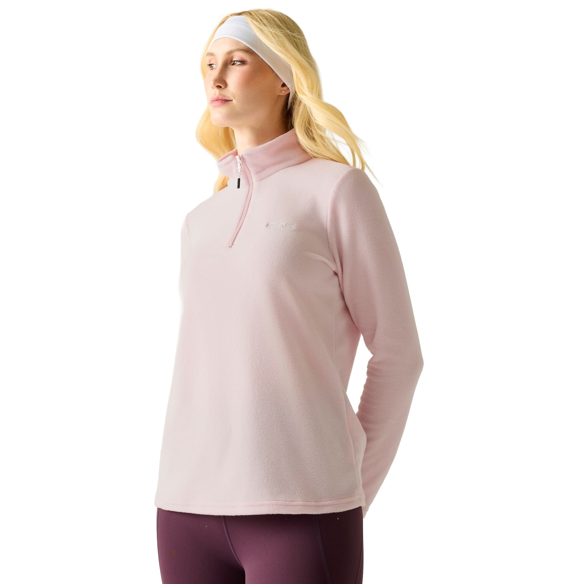 Pink Haze - Lifestyle - Regatta Great Outdoors Womens-Ladies Sweetheart 1-4 Zip Fleece Top