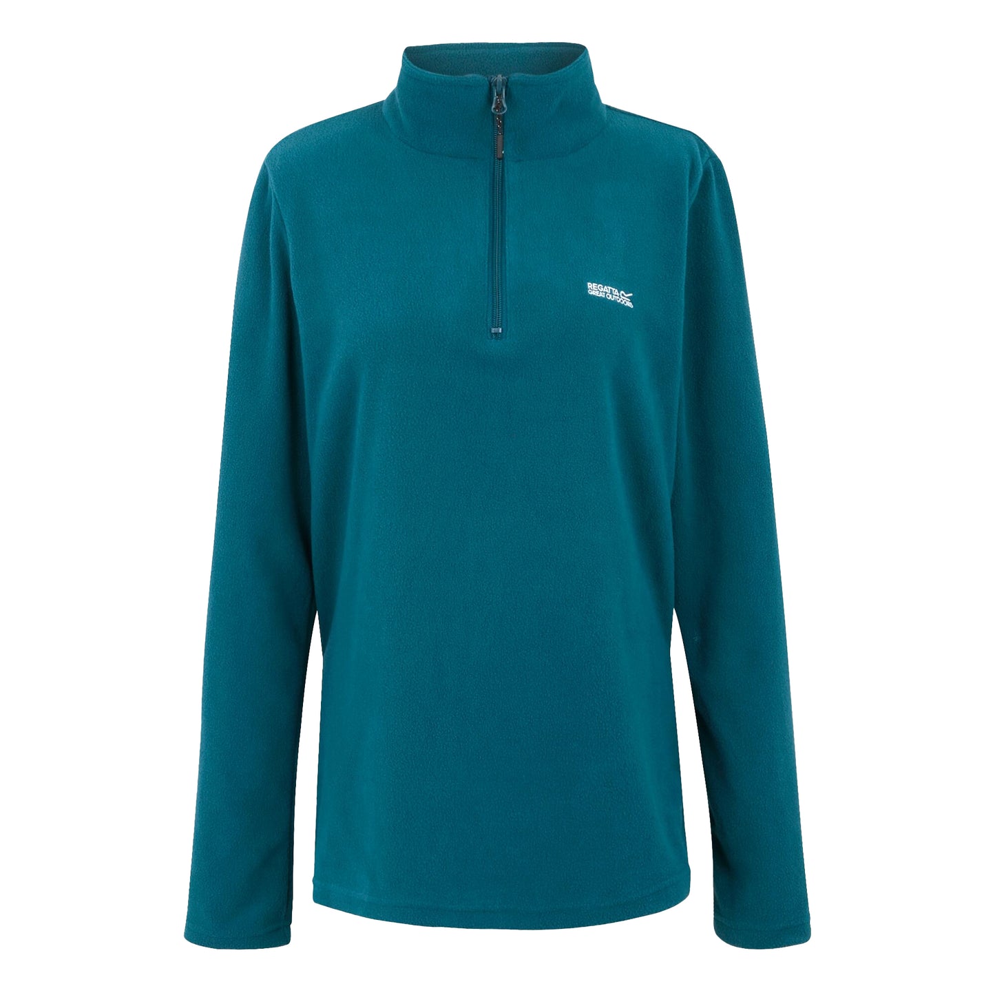Blue - Front - Regatta Great Outdoors Womens-Ladies Sweetheart 1-4 Zip Fleece Top