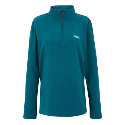 Blue - Front - Regatta Great Outdoors Womens-Ladies Sweetheart 1-4 Zip Fleece Top