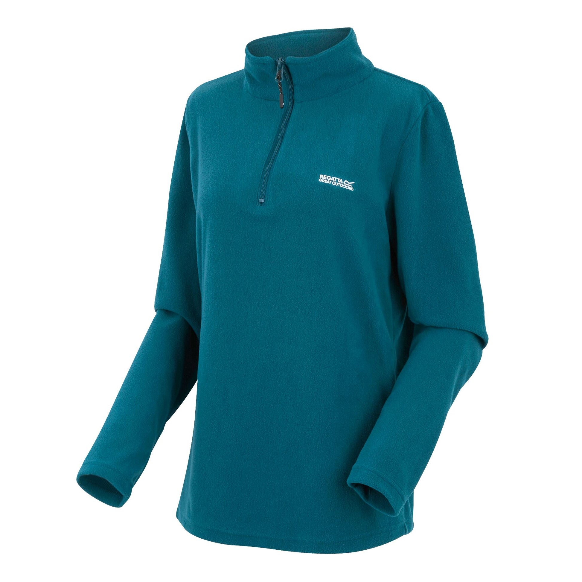 Blue - Side - Regatta Great Outdoors Womens-Ladies Sweetheart 1-4 Zip Fleece Top
